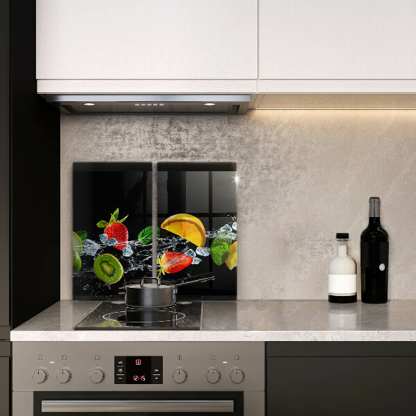 Skyddsplatta för spis Frukt i vatten