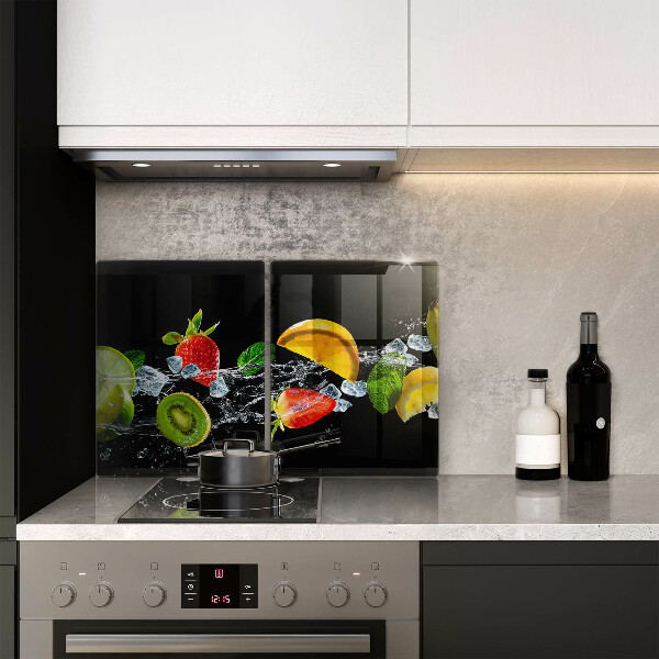 Skyddsplatta för spis Frukt i vatten