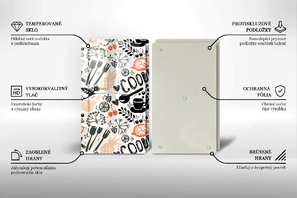 Skyddsplatta för spis Kökstema ritning