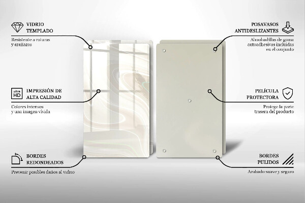 Skyddsplatta för spis Krämig konsistens