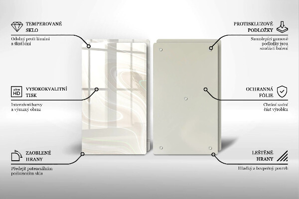 Skyddsplatta för spis Krämig konsistens