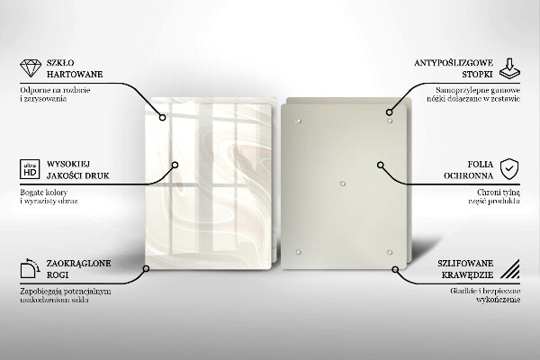 Skyddsplatta för spis Krämig konsistens