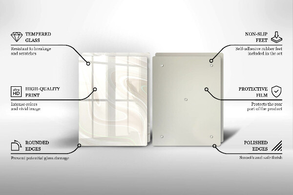 Skyddsplatta för spis Krämig konsistens