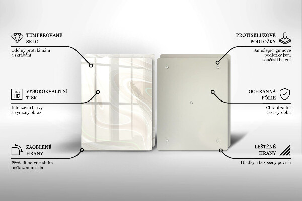 Skyddsplatta för spis Krämig konsistens