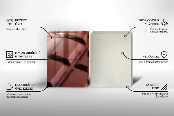 Skyddsplatta för spis Chokladkuber