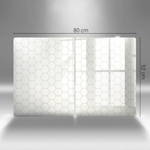 Skyddsplatta för spis Abstrakta mönster