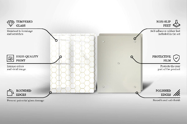 Skyddsplatta för spis Abstrakta mönster