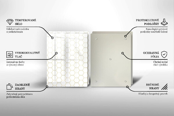 Skyddsplatta för spis Abstrakta mönster