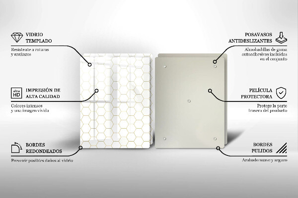 Skyddsplatta för spis Abstrakta mönster