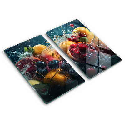 Skyddsplatta för spis Frukt i vatten