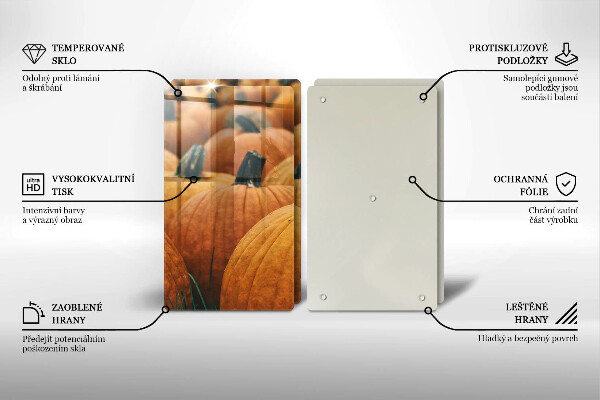 Skyddsplatta för spis Pumpor