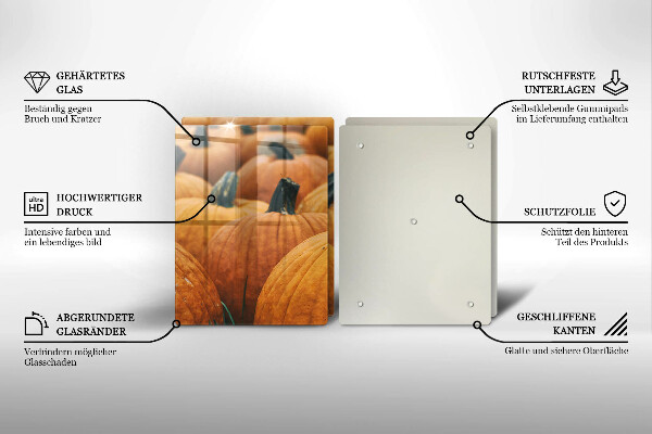 Skyddsplatta för spis Pumpor