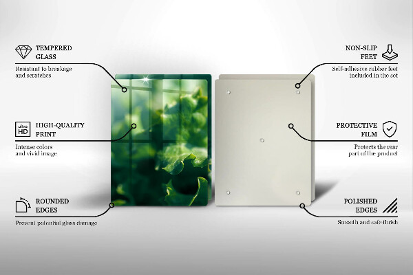 Skyddsplatta för spis Salladsblad