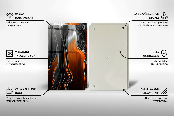 Spisskyddsplatta Abstrakt mönster