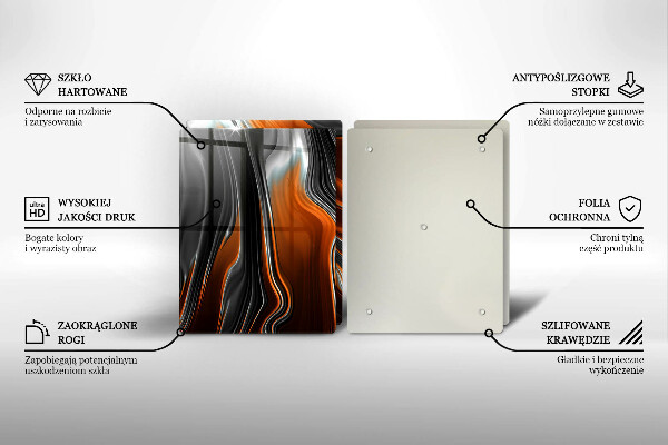 Spisskyddsplatta Abstrakt mönster