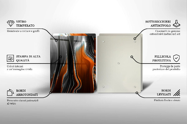 Spisskyddsplatta Abstrakt mönster