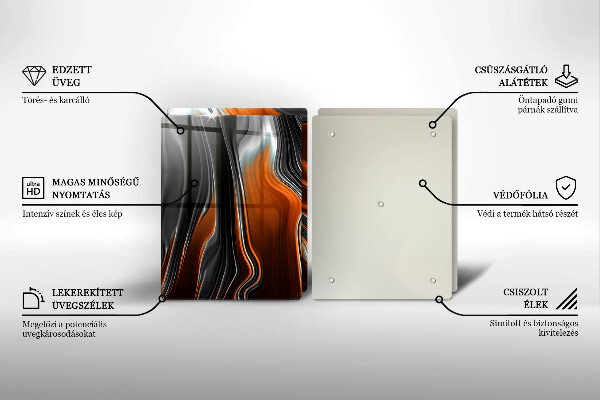 Spisskyddsplatta Abstrakt mönster