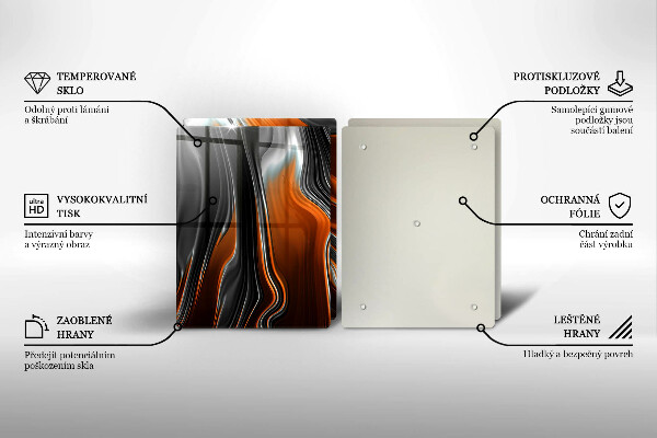 Spisskyddsplatta Abstrakt mönster