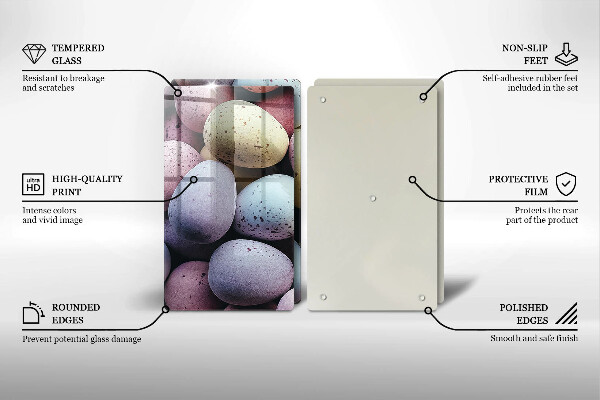 Spisskyddsplatta påskägg