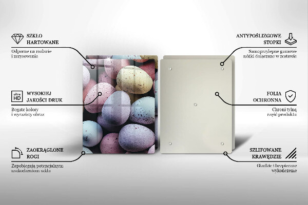 Spisskyddsplatta påskägg