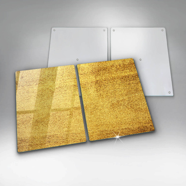 Spisskyddsplatta Gul abstraktion