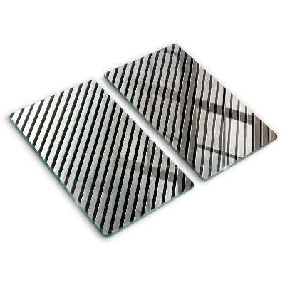 Spisskyddsplatta Metalllinjer