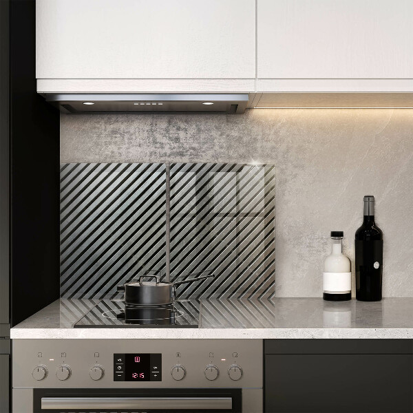 Spisskyddsplatta Metalllinjer