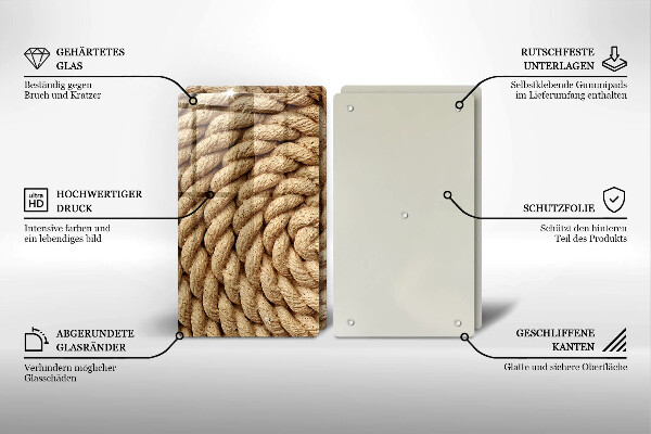 Spisskyddsplatta Upprullat rep