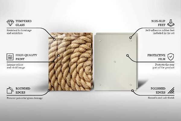 Spisskyddsplatta Upprullat rep