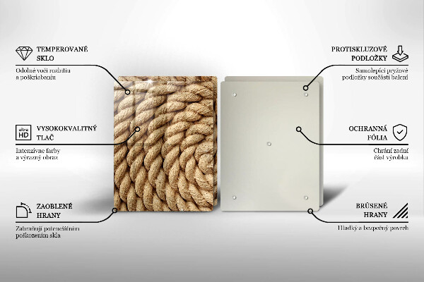 Spisskyddsplatta Upprullat rep