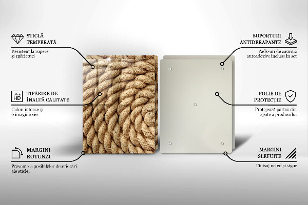 Spisskyddsplatta Upprullat rep