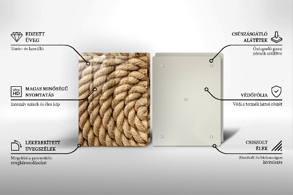 Spisskyddsplatta Upprullat rep