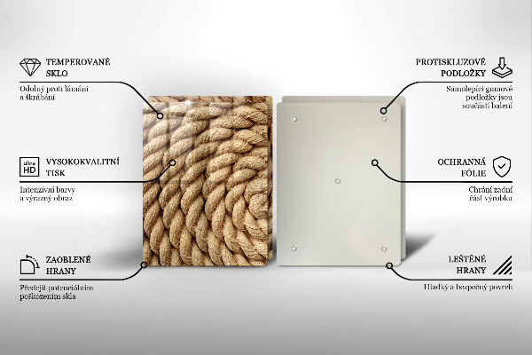 Spisskyddsplatta Upprullat rep