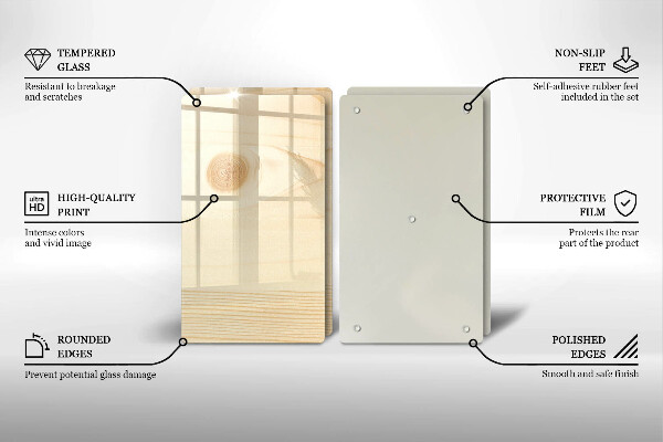 Spisskyddsplatta Träskiva