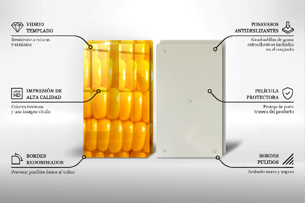Spisskyddsplatta Majskärnor