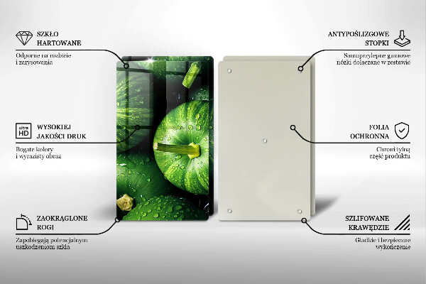 Spisskyddsplatta Gröna pumpor