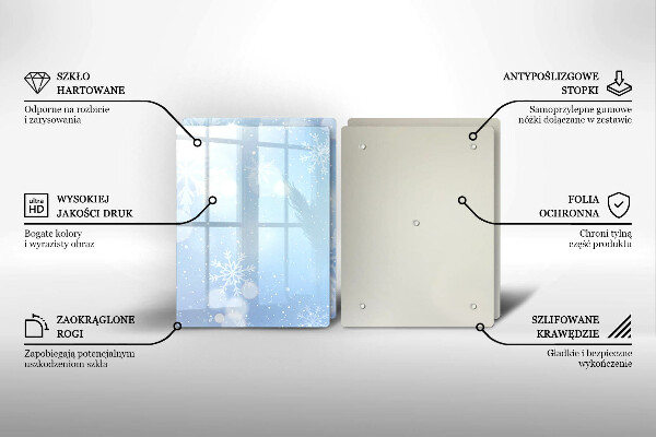 Spisskyddsplatta Vinter textur