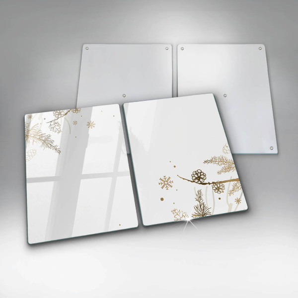 Spisskyddsplatta Vinterdekorationer