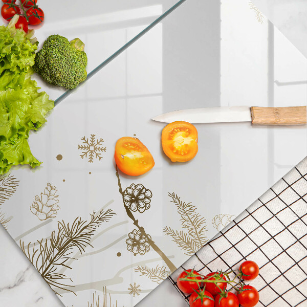 Spisskyddsplatta Vinterdekorationer