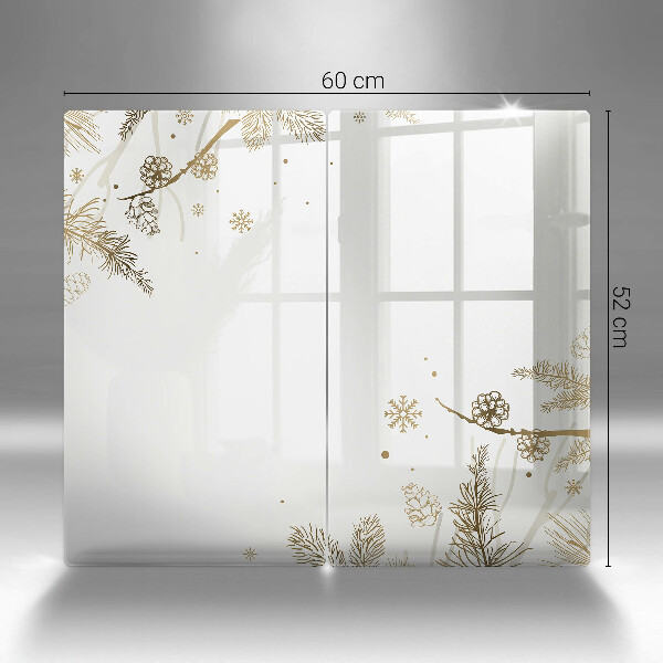 Spisskyddsplatta Vinterdekorationer