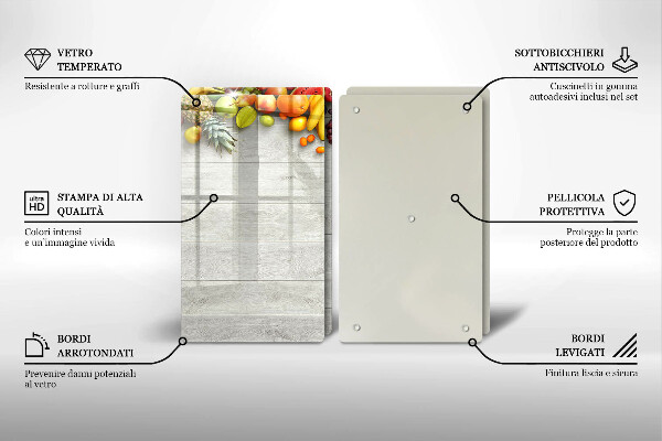 Kokkärlskydd Frukt på brädor