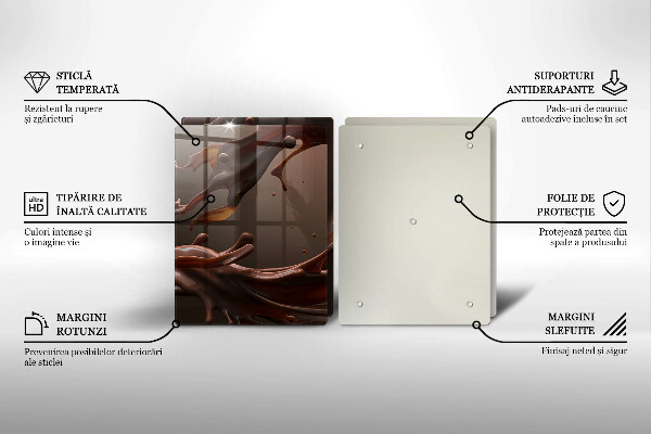 Skydd för spis Flytande choklad