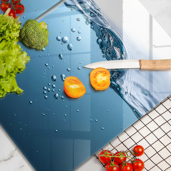 Skydd för spis Blått vatten