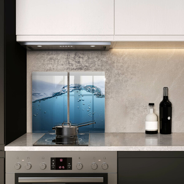 Skydd för spis Blått vatten