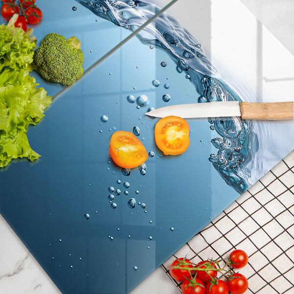 Skydd för spis Blått vatten