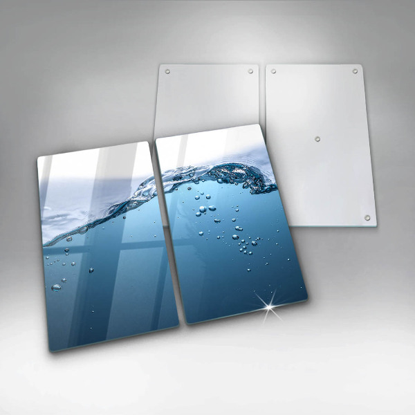 Skydd för spis Blått vatten