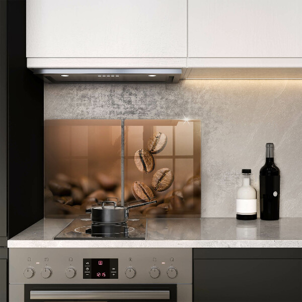 Skyddsplatta för spis Kaffebönor