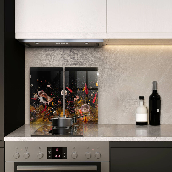 Skyddsplatta för spis Heta kryddor