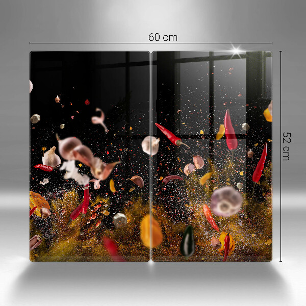 Skyddsplatta för spis Heta kryddor