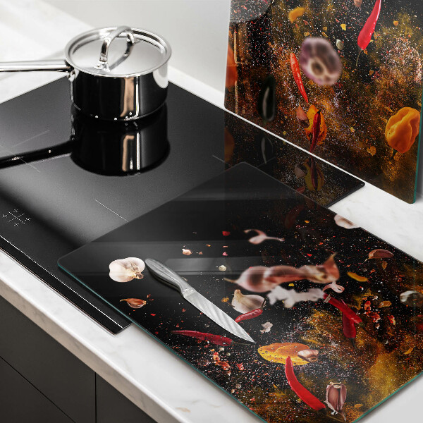 Skyddsplatta för spis Heta kryddor